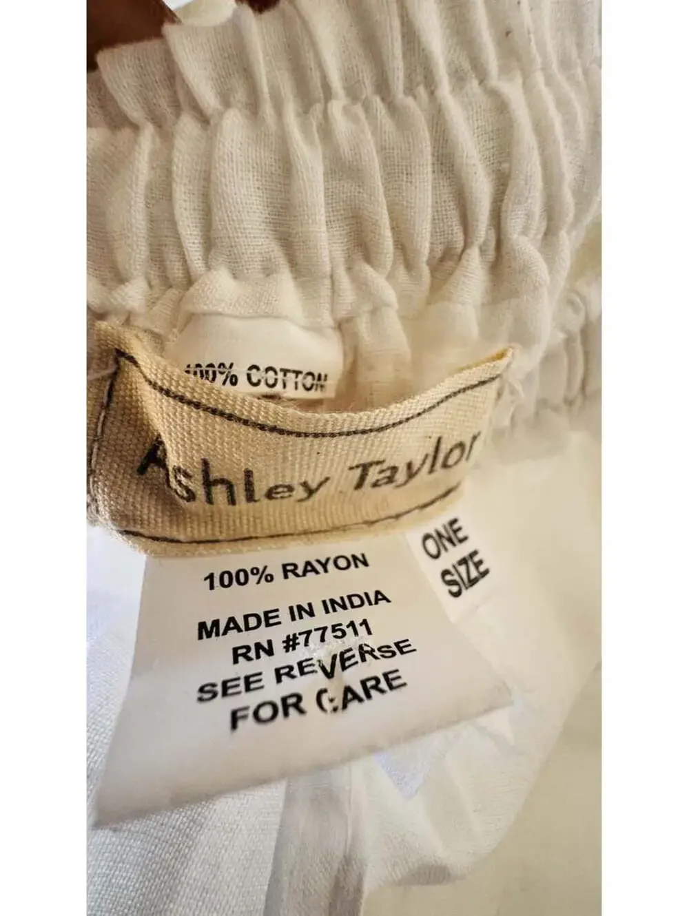 Ashley Taylor White Lace & Ribbon Tiered Maxi Skirt Size One Size